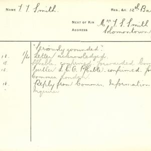 Soldier packet page