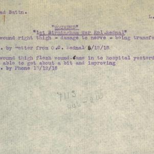 Soldier packet page