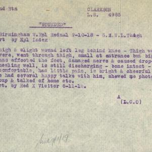 Soldier packet page