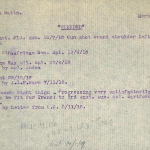Soldier packet page