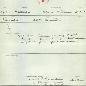 Soldier packet page