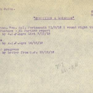 Soldier packet page