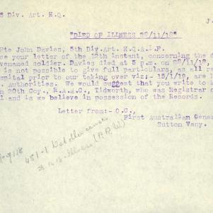 Soldier packet page