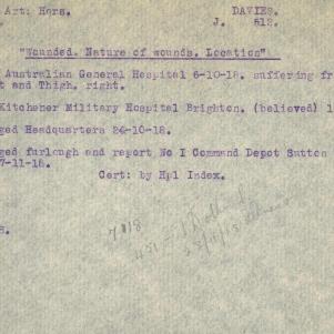 Soldier packet page