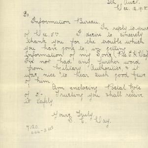 Soldier packet page