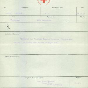 Soldier packet page