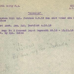 Soldier packet page