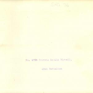 Soldier packet page