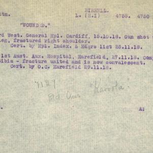 Soldier packet page