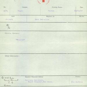 Soldier packet page