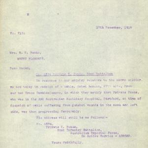 Soldier packet page