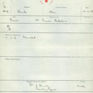 Soldier packet page