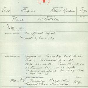 Soldier packet page