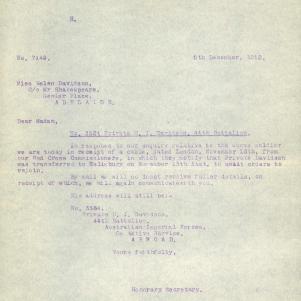 Soldier packet page