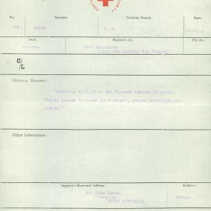 Soldier packet page