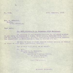 Soldier packet page