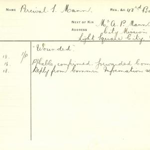 Soldier packet page