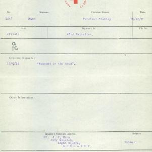 Soldier packet page