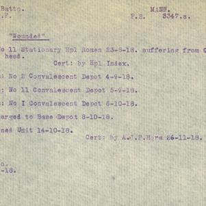 Soldier packet page