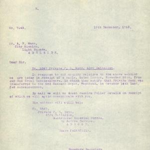 Soldier packet page