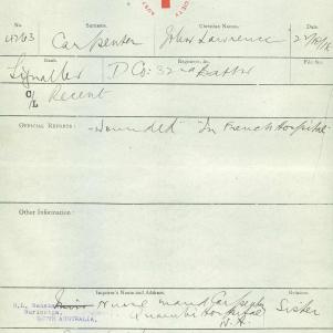 Soldier packet page