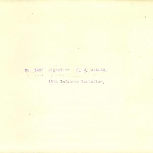 Soldier packet page