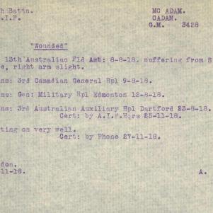Soldier packet page