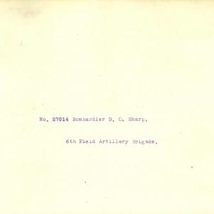 Soldier packet page