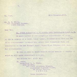 Soldier packet page