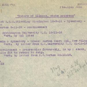 Soldier packet page