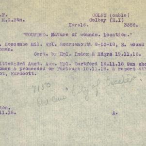 Soldier packet page