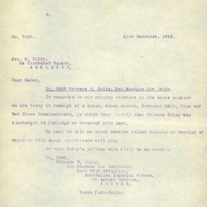 Soldier packet page