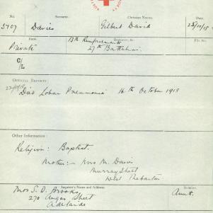 Soldier packet page