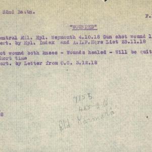 Soldier packet page