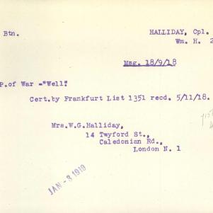 Soldier packet page