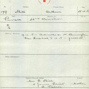 Soldier packet page