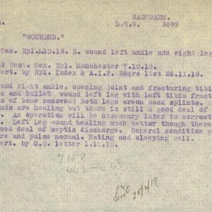 Soldier packet page
