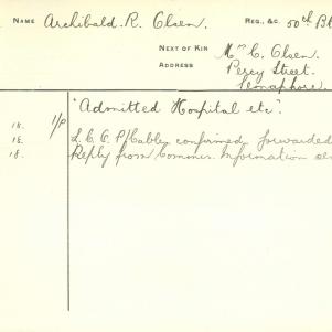 Soldier packet page