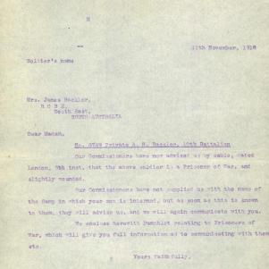 Soldier packet page