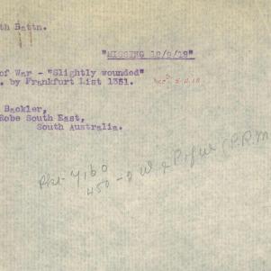 Soldier packet page