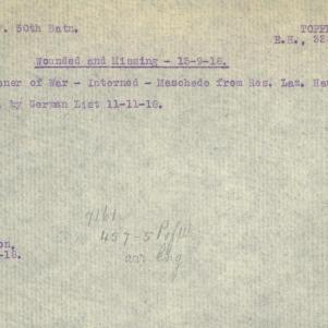 Soldier packet page