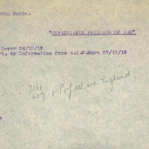 Soldier packet page