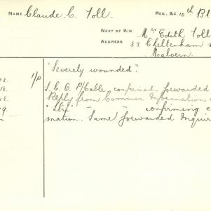 Soldier packet page