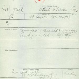 Soldier packet page
