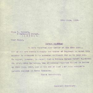 Soldier packet page