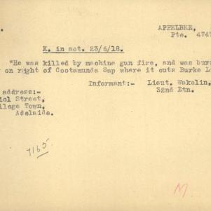 Soldier packet page