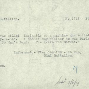 Soldier packet page