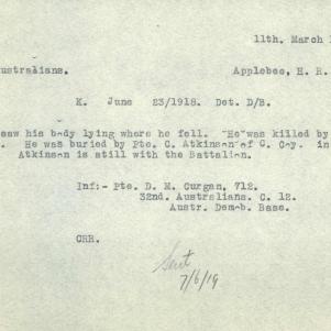 Soldier packet page