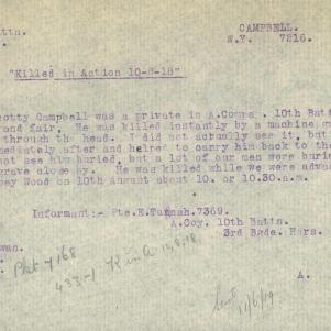 Soldier packet page
