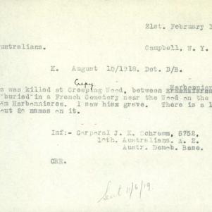 Soldier packet page